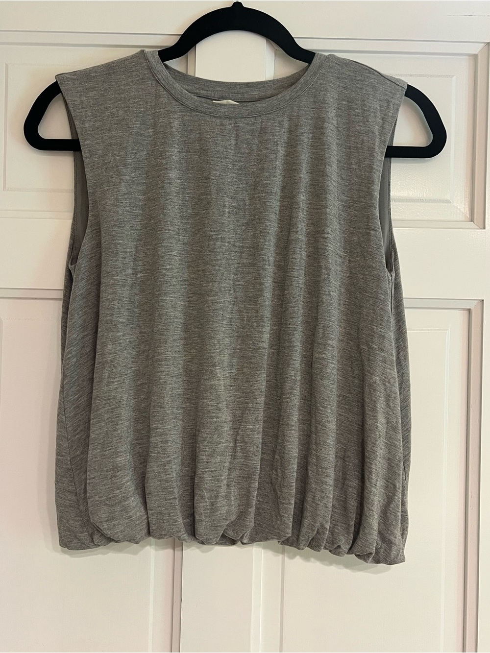 Elodie Bubble Hem Sleeveless Tank Top